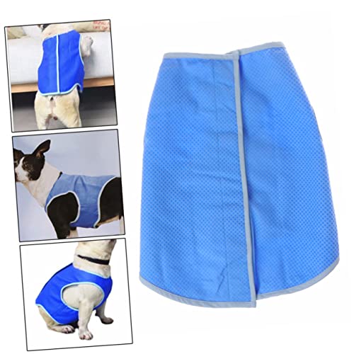 CIYODO 1Pc Haustiere Sommerweste Hunde Kühlgeschirr Für Hund Kühljacke Sweatshirt Kühler Hoodie Kühlweste Hundemäntel Hundepullover Hundebett Hundekühlweste Welpenkühlmantel Blau CIYODO 1Pc Haustiere Sommerweste Hunde Kühlgeschirr Für Hund Kühljacke Sweatshirt Kühler Hoodie Kühlweste Hundemäntel Hundepullover Hundebett Hundekühlweste Welpenkühlmantel Blau von CIYODO