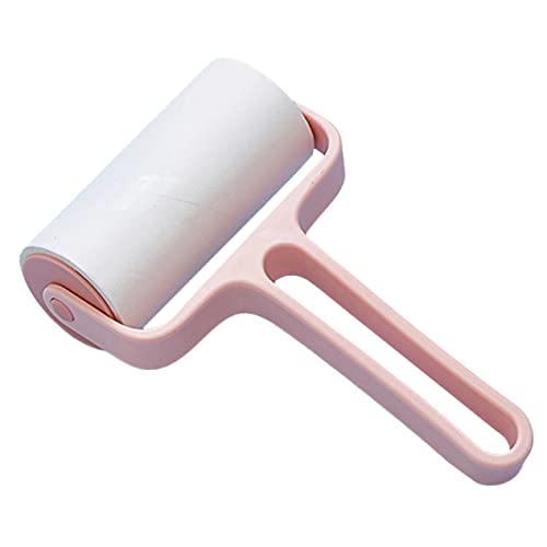 CIYODO 1Pc Roller Haaraufkleber Kleidung Haustier Fusselrolle Kleidung Fusselrolle Tierhaar Fusselrolle Klebrige Rolle Wiederverwendbare Fusselrolle Fusselrollen Kleidung Haarrolle Rosa von CIYODO