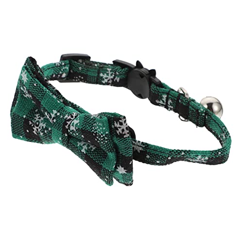 CIYODO 1Stk Halsband Halskette seidenband kleines Hundekostüm Hundehalsbänder für Welpen Weihnachtskette weihnachtsdeko Kätzchenhalsbänder Bowknot- für Haustiere Nacken Krawatte von CIYODO