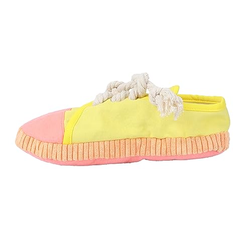 CIYODO 1stück Haustier Quietschspielzeug Lustiges Unkaputtbares Kauspielzeug Für Hunde Gelbes Slipper-Design Mit Geräuschfunktion Fördert Spielspaß Und Zahnpflege Bei Welpen Für CIYODO 1stück Haustier Quietschspielzeug Lustiges Unkaputtbares Kauspielzeug Für Hunde Gelbes Slipper-Design Mit Geräuschfunktion Fördert Spielspaß Und Zahnpflege Bei Welpen Für von CIYODO