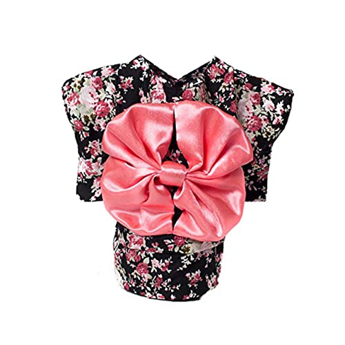 CIYODO 1 Stück Japanischer Kimono Mit Kleinem Blumendruck Hundekleidung Haustierkleidung Outfit-kostüm Für Hunde Welpen Material Für Langlebiges Und Bequemes Tragen CIYODO 1 Stück Japanischer Kimono Mit Kleinem Blumendruck Hundekleidung Haustierkleidung Outfit-kostüm Für Hunde Welpen Material Für Langlebiges Und Bequemes Tragen von CIYODO