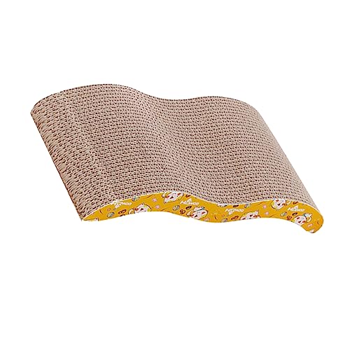 CIYODO Unterhalten Sie Ihre Katze mit diesem 4 cm dicken M-förmigen Kratzbrett aus Wellpappe. Sicheres und Robustes Katzenspielzeug CIYODO Unterhalten Sie Ihre Katze mit diesem 4 cm dicken M-förmigen Kratzbrett aus Wellpappe. Sicheres und Robustes Katzenspielzeug von CIYODO