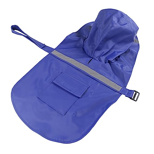 CIYODO 1Stk Regenmantel für Haustiere Regenjacke für Welpen Hundekleider Hund Regen Slicker Hundemäntel Regenponcho Hund wasserdichter Mantel Labrador-Regenmantel einstellbar Kleidung Pu von CIYODO