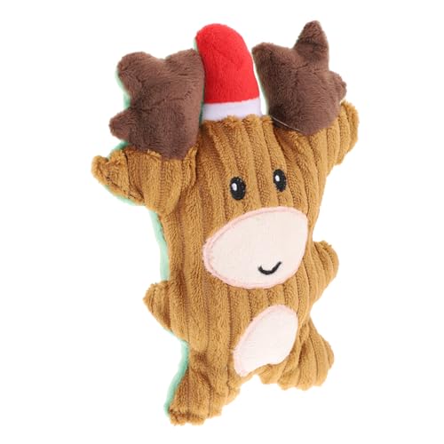 CIYODO 1 Stück Weihnachts-Quietschspielzeug für Hunde quietschendes Kauspielzeug für Hunde Plüschtier weiches Baumwollmaterial lustiges interaktives Haustierspielzeug für Welpen CIYODO 1 Stück Weihnachts-Quietschspielzeug für Hunde quietschendes Kauspielzeug für Hunde Plüschtier weiches Baumwollmaterial lustiges interaktives Haustierspielzeug für Welpen von CIYODO