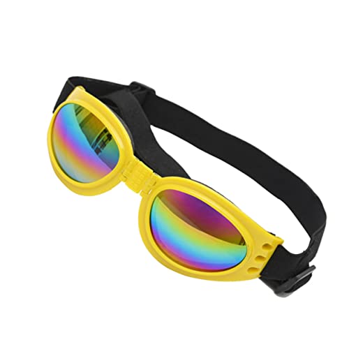 CIYODO Haustierbrille 1Stk schnapsgläser Rostfreier Stahl Sonnenbrille Katzen- und Hundefutter Geschirr UV-Schutzbrille Für Hunde von CIYODO