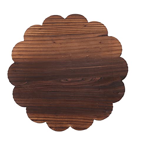 CIYODO Rollbarer Blumenuntersatz Aus Holz Runder Pflanztopf-Halterung Praktisch Und Langlebig Verhindert Erdauslauf Leicht Beweglich Für Wohnraum von CIYODO