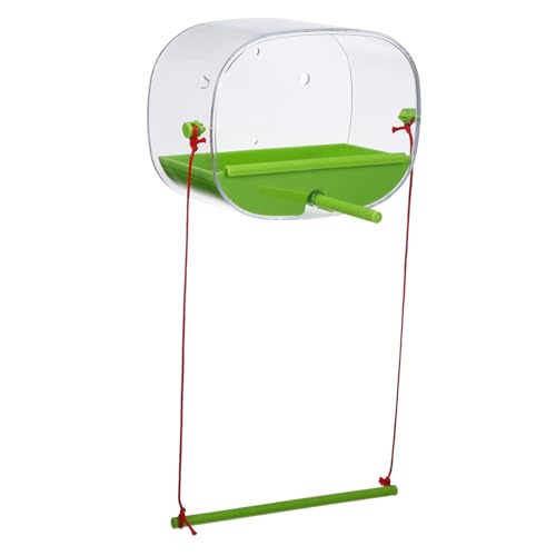 CIYODO 1satz Vogelfutterspender Für Fenster Transparente Futterstation Mit Starken Saugnäpfen Für Papageien Kanarienvögel Und Andere Wildvögel Robustes Und Langlebiges Design Aus von CIYODO