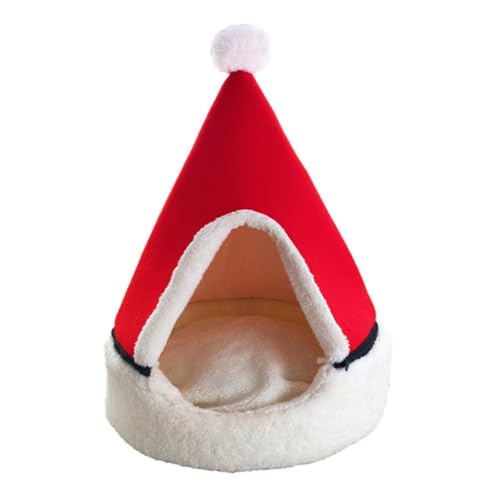 CIYODO 1stk Weihnachtshaustiernest Katzenbett Zelt Weihnachtsbett Für Haustiere Plüsch Hamsterhaus Katzenzelt Weihnachten Katzennest Druckfester Hochelastischer Schwamm Waschbar Hundebett CIYODO 1stk Weihnachtshaustiernest Katzenbett Zelt Weihnachtsbett Für Haustiere Plüsch Hamsterhaus Katzenzelt Weihnachten Katzennest Druckfester Hochelastischer Schwamm Waschbar Hundebett von CIYODO