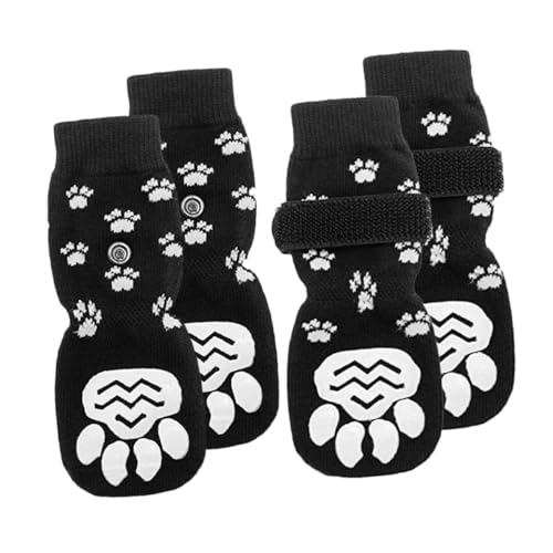 CIYODO 2 Paar Anti-Rutsch-Hundesocken Schuhe für hundepfoten Dog Socks waschbare Haustiersocken Haustierpfotenschutz wasserdichte Socken Wiederverwendbare Pfotenschützer Hundezubehör von CIYODO