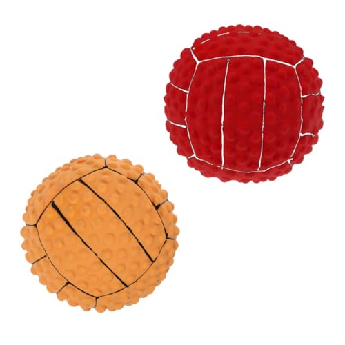CIYODO Interaktives Kauspielzeug für Hunde 2 Stück quietschender Hundeball Leckerli-Spielzeugball für Hunde interaktives undichtes Spielzeug Haustierspielzeug CIYODO Interaktives Kauspielzeug für Hunde 2 Stück quietschender Hundeball Leckerli-Spielzeugball für Hunde interaktives undichtes Spielzeug Haustierspielzeug von CIYODO