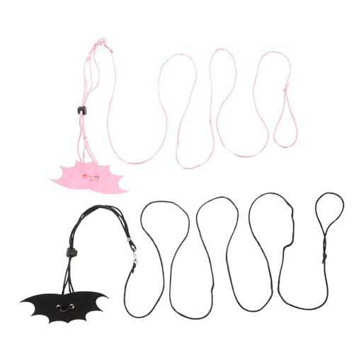 CIYODO 2 Sätze Eidechsenleine Lebewesen Tiere Kaninchen Hamster Mit Haube Bärtige Schildkröte Zubehör Für Bartagamenkäfig Eidechsenkäfig Hängematte Gürtel Black von CIYODO