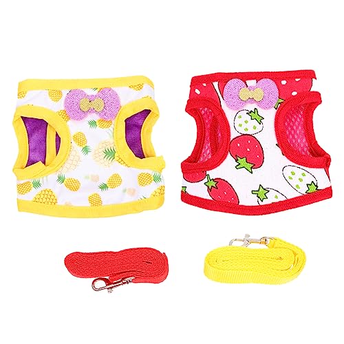 CIYODO 2 Sätze Hasenkleidung Meerschweinchengeschirr Hamstergeschirr Und Leine Hasentuch Outdoor-Bekleidung Eichhörnchen Hase-Kaninchen- Kätzchenleine Kleine Hundekleidung Stoff CIYODO 2 Sätze Hasenkleidung Meerschweinchengeschirr Hamstergeschirr Und Leine Hasentuch Outdoor-Bekleidung Eichhörnchen Hase-Kaninchen- Kätzchenleine Kleine Hundekleidung Stoff von CIYODO