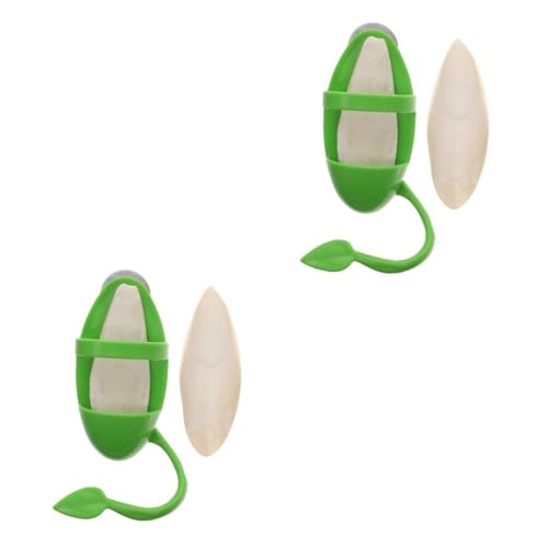 CIYODO 2 Sets Papagei Fütterung Rack Knochen Pet Zubehör Vogel Käfig Zubehör und Platzsparend von CIYODO