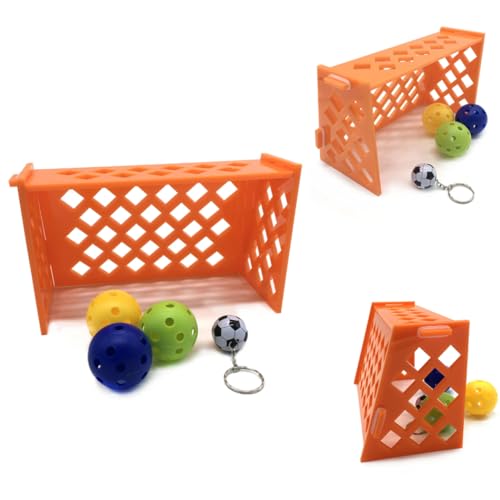 CIYODO Papageien Spielzeug Vogel Fußballplatz Für Haustiere Mini Fußballpapagei Ausbildung Spielzeug Für Papageien von CIYODO