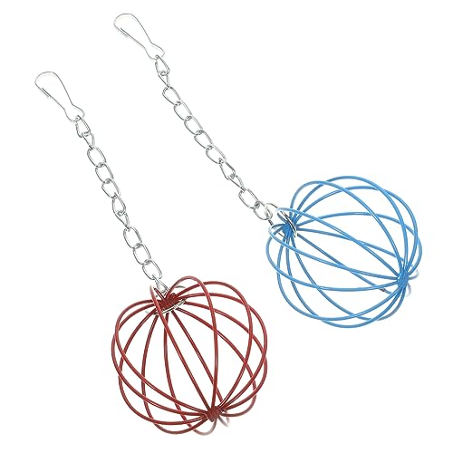 CIYODO 2 Stück Aufhängender Fütterung sball Kaninchen Heufütterung Hasenfutter Meerschweinchen Heu Haustier drinnen kleintierspielzeug Toys for small Animals Häschen-Feeder Spender Eisen CIYODO 2 Stück Aufhängender Fütterung sball Kaninchen Heufütterung Hasenfutter Meerschweinchen Heu Haustier drinnen kleintierspielzeug Toys for small Animals Häschen-Feeder Spender Eisen von CIYODO