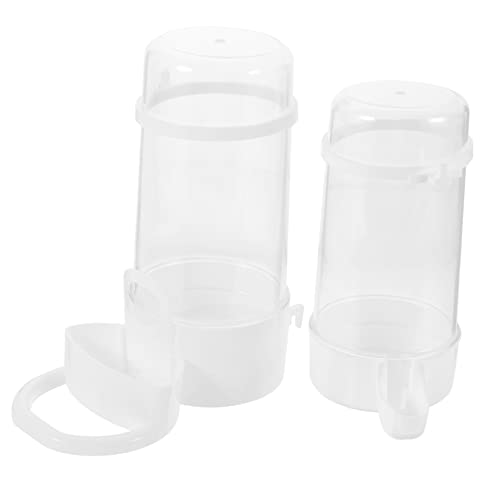 CIYODO 2 Stück Automatischer Vogelfutterspender und Wasserspender für Vogelkäfige Langlebiger Einfach zu Reinigen Geeignet für Trockene Nahrung und Wasser für Wellensittiche und CIYODO 2 Stück Automatischer Vogelfutterspender und Wasserspender für Vogelkäfige Langlebiger Einfach zu Reinigen Geeignet für Trockene Nahrung und Wasser für Wellensittiche und von CIYODO