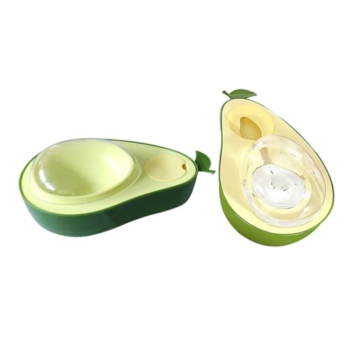 CIYODO 2 Stück Avocado -Feeder Katzenfutter Pet Cat Feeder Katzen -fütterungsschalen Wasserspender Für Katzen Katzennapf in Fruchtform Katzennäpfe Erhöhter Haustiernapf Abs-Material CIYODO 2 Stück Avocado -Feeder Katzenfutter Pet Cat Feeder Katzen -fütterungsschalen Wasserspender Für Katzen Katzennapf in Fruchtform Katzennäpfe Erhöhter Haustiernapf Abs-Material von CIYODO