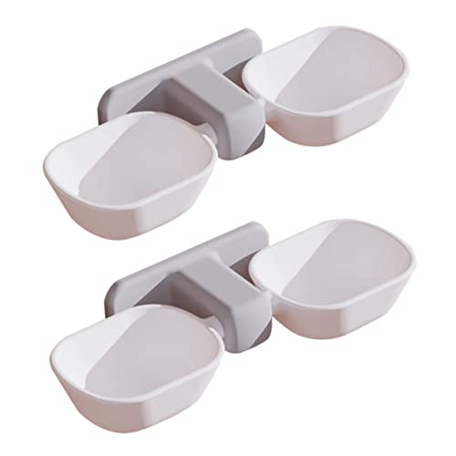 CIYODO 2 Stück Cat Bowl Wasserfuttermittel Katzenfutter Multifunktionale Katzennäpfe Hängende Katzennäpfe Katzen -fütterungsschalen Futterspender Für Katzen Katzenbedarf Grau Plastik CIYODO 2 Stück Cat Bowl Wasserfuttermittel Katzenfutter Multifunktionale Katzennäpfe Hängende Katzennäpfe Katzen -fütterungsschalen Futterspender Für Katzen Katzenbedarf Grau Plastik von CIYODO