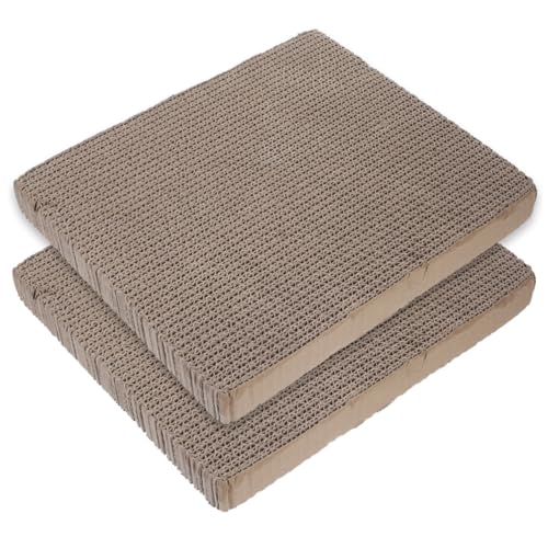 CIYODO 2 Stück Ersatzkern für Katzenkratzbaum katzenkratzmatte kratzmatte für Katzen Nachfüllung Rundes Kratzbrett für Katzen Katzenkratzer im -Kätzchen-Kratzer Papier von CIYODO