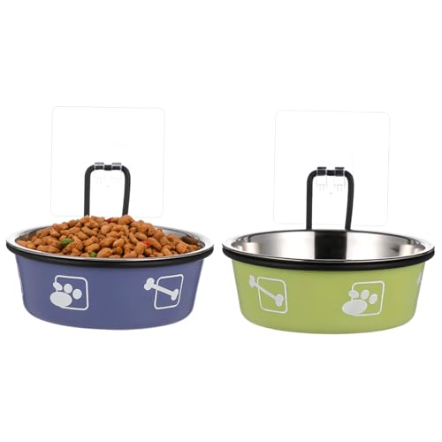 CIYODO 2 Stück Hängende Katzennäpfe aus mit Wandhalterung Erhöhte Futternäpfe für Katzen Platzsparendes Design Installieren für Trocken und Nassfutter CIYODO 2 Stück Hängende Katzennäpfe aus mit Wandhalterung Erhöhte Futternäpfe für Katzen Platzsparendes Design Installieren für Trocken und Nassfutter von CIYODO