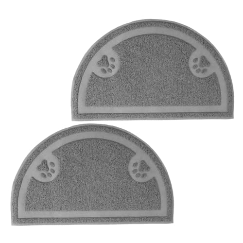 CIYODO 2 Stück Katzenstreumatte Wurf Hallo Matten Katzenmatte Für Müll Süße Müllmatte Katzenstreu Pad Katzenklo-Matte Katzenstreu Teppich rutschfeste Haustiermatte Grau PVC CIYODO 2 Stück Katzenstreumatte Wurf Hallo Matten Katzenmatte Für Müll Süße Müllmatte Katzenstreu Pad Katzenklo-Matte Katzenstreu Teppich rutschfeste Haustiermatte Grau PVC von CIYODO