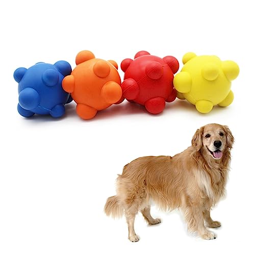 CIYODO Haustierbedarf 2 Stück Hundespielzeugbälle Kauspielzeug Hundebälle Weiches Gummi Unregelmäßiges Hüpfen Für Welpen CIYODO Haustierbedarf 2 Stück Hundespielzeugbälle Kauspielzeug Hundebälle Weiches Gummi Unregelmäßiges Hüpfen Für Welpen von CIYODO