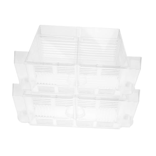 CIYODO Aquarien-fischzuchtbox Mit Trennwand Transparente Brutkasten Für Garnelen Und Fische Wiederverwendbar Und Stabil von CIYODO