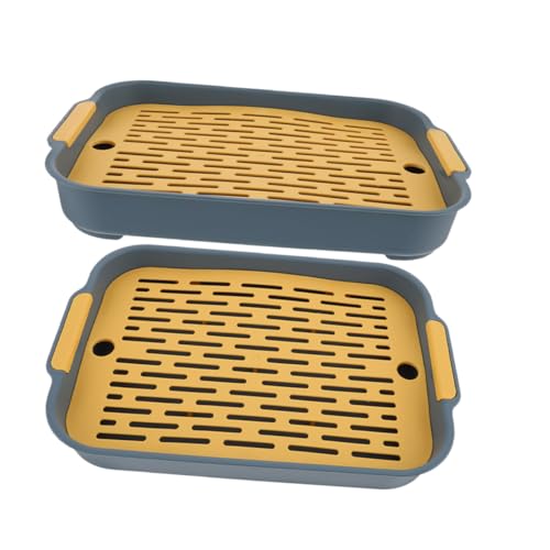 CIYODO 2Er-Box Haustiertoilette Ausbildung Meerschweinchen Wurf Meerschweinchen-Toilette Mülleimer Kaninchenklo Hamster Toilette Kaninchen-Trainingstöpfchen Hasentopf aus Plastik pp CIYODO 2Er-Box Haustiertoilette Ausbildung Meerschweinchen Wurf Meerschweinchen-Toilette Mülleimer Kaninchenklo Hamster Toilette Kaninchen-Trainingstöpfchen Hasentopf aus Plastik pp von CIYODO