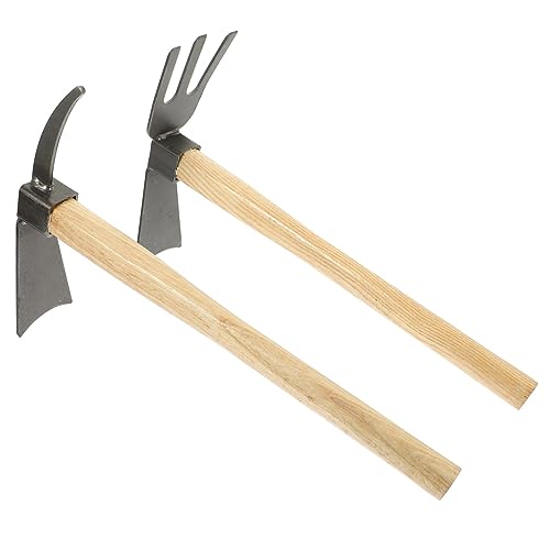 CIYODO 2stücke Teiliges Set Robusten Gartenhacken Multifunktionale Handwerkzeuge Zum Graben Jäten Und Pflanzen Für Blumen Gemüse Und Leicht Und Tragbar Für Gartenarbeit Und Pflege von CIYODO