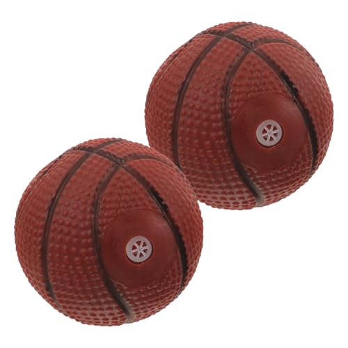 CIYODO 2Stücke Basketballs für Interaktive Quietschbälle aus Weichem Aktivität und Bindung Drinnen und Draußen von CIYODO