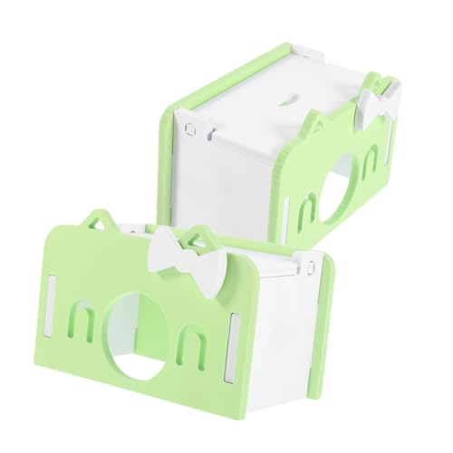 CIYODO 2stücke Meerschweinchenversteck Aus PVC Für Kleintiere Hamsterhaus Als Spielzeug Und Schutzraum Geeignet Für Zwerghamster Mäuse Und Rennmäuse Im Käfig CIYODO 2stücke Meerschweinchenversteck Aus PVC Für Kleintiere Hamsterhaus Als Spielzeug Und Schutzraum Geeignet Für Zwerghamster Mäuse Und Rennmäuse Im Käfig von CIYODO