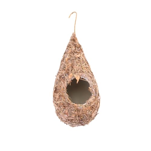 CIYODO 2 Stück Gras-webnester Zum Aufhängen Vogel-wohnraum Vogelbedarf Vogelschlafnest Naturmaterial CIYODO 2 Stück Gras-webnester Zum Aufhängen Vogel-wohnraum Vogelbedarf Vogelschlafnest Naturmaterial von CIYODO