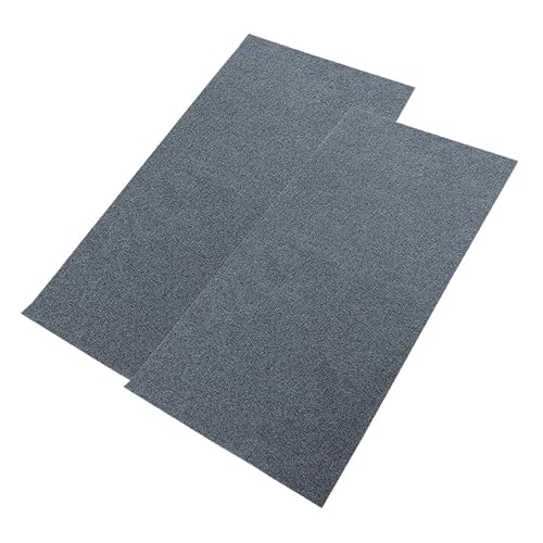 CIYODO 2Stücke Polyester Reptilienmatte für Terrarien Graue Saugfähige Teppichunterlage für Eidechsen Schlangen und Schildkröten und Schützend von CIYODO