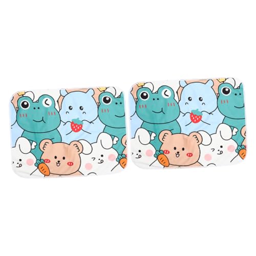 CIYODO Hamster-Einlagen-Set Meerschweinchen-PIPI-Matten waschbar Haustier-Bettwäsche Kleintierkäfig-Einlagen 70 x 50 cm von CIYODO