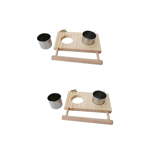 CIYODO 2stücke Edelstahl Futter Und Wassernapf Für Vögel Kleiner Hängender Futternapf Für Papageien Und Kleine Vögel Einfach Zu Reinigen Geeignet Für Käfige Langlebig Und CIYODO 2stücke Edelstahl Futter Und Wassernapf Für Vögel Kleiner Hängender Futternapf Für Papageien Und Kleine Vögel Einfach Zu Reinigen Geeignet Für Käfige Langlebig Und von CIYODO
