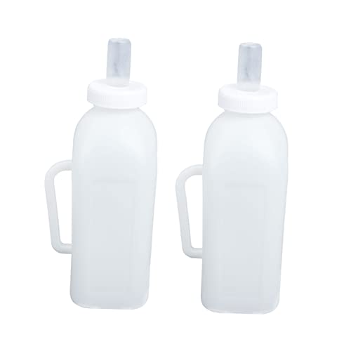 CIYODO 2st Säuglingsflasche Milchflasche Für Lamm Babyflasche Mit Griff Milch Für Welpen Trinkflasche Für Kalb Welpenspielzeug Kleine Hunde Wadenschlinge Kälbermilchflasche Kühe Plastik CIYODO 2st Säuglingsflasche Milchflasche Für Lamm Babyflasche Mit Griff Milch Für Welpen Trinkflasche Für Kalb Welpenspielzeug Kleine Hunde Wadenschlinge Kälbermilchflasche Kühe Plastik von CIYODO