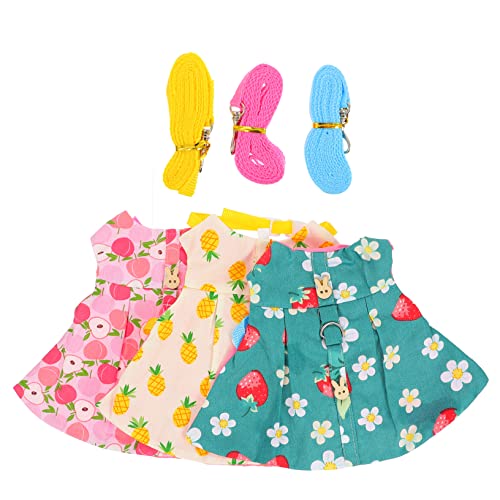 CIYODO Bequeme Passform 3 Westen Kleiderleine Für Kaninchen Hamster Und Katzen Detailarbeit Für Einen Schicken Look CIYODO Bequeme Passform 3 Westen Kleiderleine Für Kaninchen Hamster Und Katzen Detailarbeit Für Einen Schicken Look von CIYODO