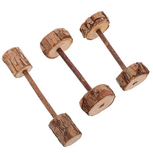 CIYODO 3 Stück Hanteln interaktives Kitten Katzen + Katzen spielsachen cat Toys rustikal Katze kauen hantel Kauspielzeug für Katzen Katzenhantel Bambus Khaki CIYODO 3 Stück Hanteln interaktives Kitten Katzen + Katzen spielsachen cat Toys rustikal Katze kauen hantel Kauspielzeug für Katzen Katzenhantel Bambus Khaki von CIYODO