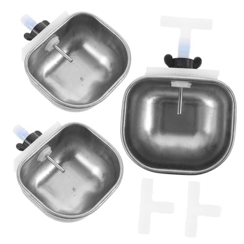 CIYODO 3 Stück Kaninchentrinker Wasser Tülle groß automatisch mit hasentrinkflaschen trinkflasche Hasen Trinknapf für Haustiere Futterautomat für Haustiere aus Edelstahl Rostfreier Stahl CIYODO 3 Stück Kaninchentrinker Wasser Tülle groß automatisch mit hasentrinkflaschen trinkflasche Hasen Trinknapf für Haustiere Futterautomat für Haustiere aus Edelstahl Rostfreier Stahl von CIYODO