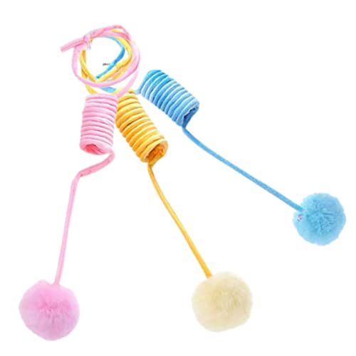 CIYODO 3 Stück Katzenspielzeug Plüsch Kätzchen Ball Katze Wohnungskatzen Katzen, Hauskatzen Katzenumleitung Kätzchen neckendes Übungsspielzeug für Katzen CIYODO 3 Stück Katzenspielzeug Plüsch Kätzchen Ball Katze Wohnungskatzen Katzen, Hauskatzen Katzenumleitung Kätzchen neckendes Übungsspielzeug für Katzen von CIYODO