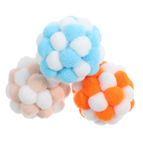 CIYODO Katzenspielzeug Ball Katzen Ball 3er Set Katzenbälle Mit Glocken Interaktive Spielzeuge Für Katzen Und Kätzchen Bunte Und Elastische Katzenspielzeuge Für Drinnen Fördern Das Und Training CIYODO Katzenspielzeug Ball Katzen Ball 3er Set Katzenbälle Mit Glocken Interaktive Spielzeuge Für Katzen Und Kätzchen Bunte Und Elastische Katzenspielzeuge Für Drinnen Fördern Das Und Training von CIYODO