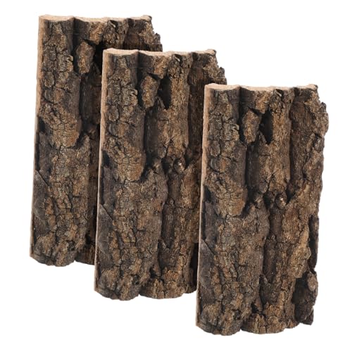 CIYODO 3 Stück Naturholz Terrarium Hintergrund Dekoration Echtes Kork für Reptilienbecken Aquarium Zubehör zur Schaffung Eines Gesunden Lebensraums für Innenräume CIYODO 3 Stück Naturholz Terrarium Hintergrund Dekoration Echtes Kork für Reptilienbecken Aquarium Zubehör zur Schaffung Eines Gesunden Lebensraums für Innenräume von CIYODO