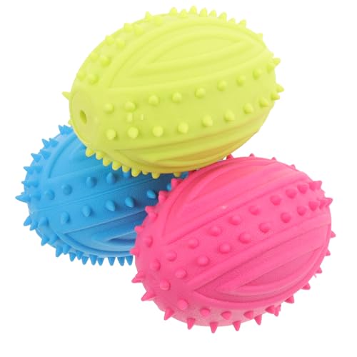 CIYODO 3 Stück Quietschende Hundespielzeuge Interaktive Kauspielzeuge für Kleine Olivenball für Beschäftigung und Zahnpflege CIYODO 3 Stück Quietschende Hundespielzeuge Interaktive Kauspielzeuge für Kleine Olivenball für Beschäftigung und Zahnpflege von CIYODO