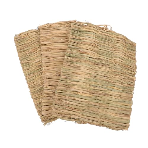 CIYODO Gewebte Kaninchen-Gras-strohmatte Für Hasen Als Kauspielzeug Und Nesteinlage Mit Natürlicher Struktur Für Graben Und Fressen CIYODO Gewebte Kaninchen-Gras-strohmatte Für Hasen Als Kauspielzeug Und Nesteinlage Mit Natürlicher Struktur Für Graben Und Fressen von CIYODO