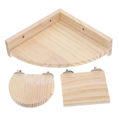 CIYODO 3 Stück Teiliges Hamster Spielplatz aus Natürlichem Holz Stabile Kletter und Sprungplattform für Kleintiere für Hamster Ratten und Vögel Langlebig und Sicher CIYODO 3 Stück Teiliges Hamster Spielplatz aus Natürlichem Holz Stabile Kletter und Sprungplattform für Kleintiere für Hamster Ratten und Vögel Langlebig und Sicher von CIYODO