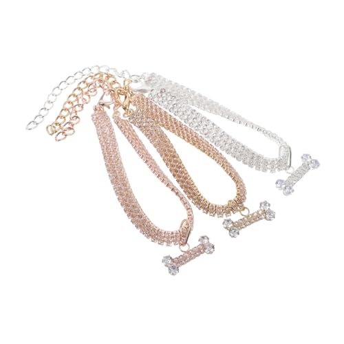 CIYODO 3 Stück Teiliges Hundehalsband mit Verstellbarem Knochenanhänger Haustieraccessoires für Kleine Hunde und Katzen für Neujahrsfeiern und Besondere Anlässe CIYODO 3 Stück Teiliges Hundehalsband mit Verstellbarem Knochenanhänger Haustieraccessoires für Kleine Hunde und Katzen für Neujahrsfeiern und Besondere Anlässe von CIYODO