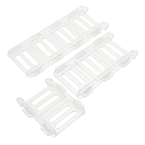 CIYODO 3 Stück Teiliges Transparente Kleintier Rampe für Meerschweinchen und Hamster zu Installierende Kletterleiter Fördert Aktives und Bewegung für Tierkäfige CIYODO 3 Stück Teiliges Transparente Kleintier Rampe für Meerschweinchen und Hamster zu Installierende Kletterleiter Fördert Aktives und Bewegung für Tierkäfige von CIYODO