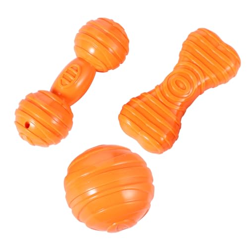 CIYODO 3 Stück Teiliges aus Plüsch Kauartikeln für Quietschendes für Welpen Beißen und Kauen Sicheres und Langlebiges Futterspielzeug Ball Hantel Knochen CIYODO 3 Stück Teiliges aus Plüsch Kauartikeln für Quietschendes für Welpen Beißen und Kauen Sicheres und Langlebiges Futterspielzeug Ball Hantel Knochen von CIYODO