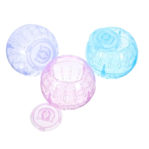 CIYODO 3-Teilige Rolle Mini Rolling Ball Haustierspielzeugkugel Hamster für tierisches Aktivitätsspielzeug tierisches Kleiner Tierball Plastik Zufällige Farbe CIYODO 3-Teilige Rolle Mini Rolling Ball Haustierspielzeugkugel Hamster für tierisches Aktivitätsspielzeug tierisches Kleiner Tierball Plastik Zufällige Farbe von CIYODO