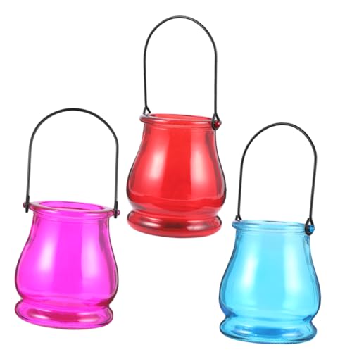 CIYODO Hydrokultur-Flasche Hängeflasche Für Pflanzen Blumentopf Aus Glas Schlichtes Design Für Zuhause Oder Balkon von CIYODO